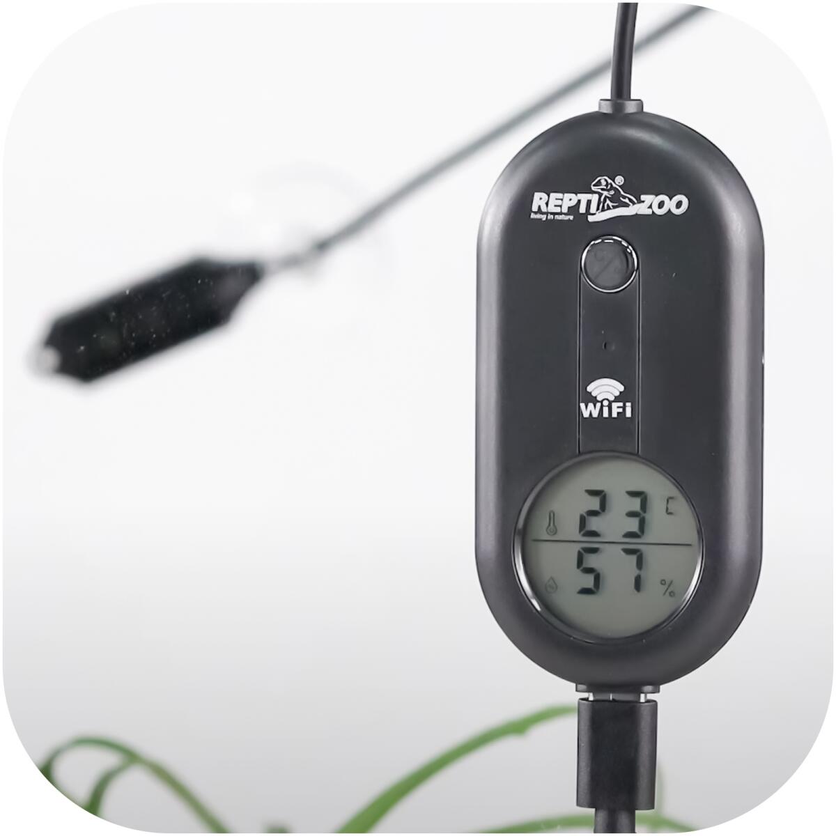 Термогігрометр електронний з Wi-Fi Repti-Zoo Smart Wi-Fi thermo-hygrometer (ZSH105)