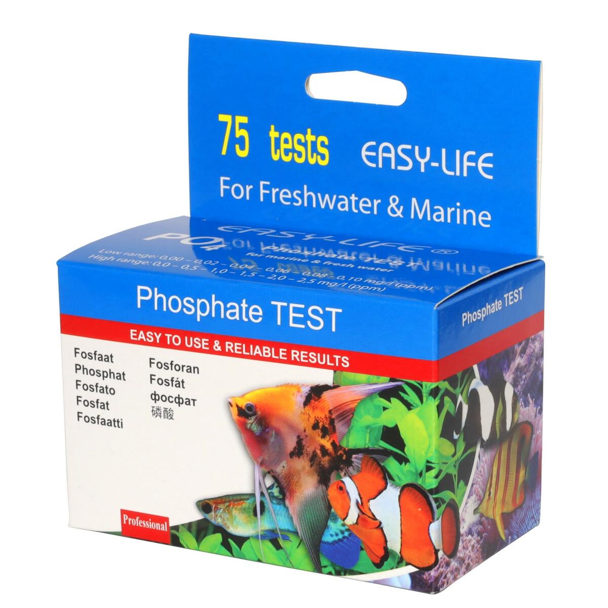 Тест на фосфати PO4 Easy-Life Phosphate 75 тестів (TPH01)