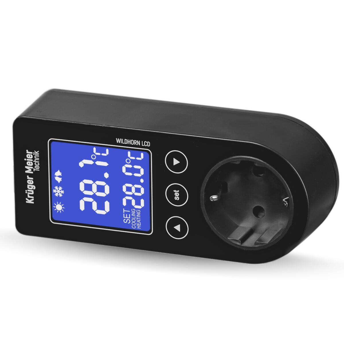 Цифровий термостат Kruger Meier Wildhorn LCD 1100Вт.