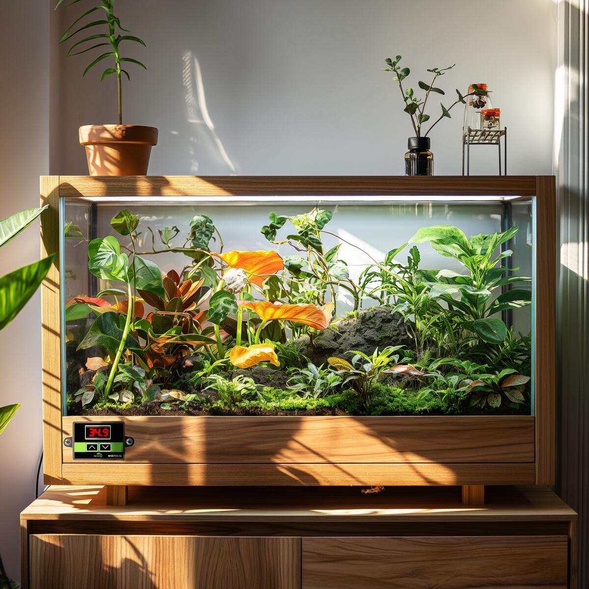 Нагрівальний мат з термостатом Terrario Amantea 2.0 45W 80x28см
