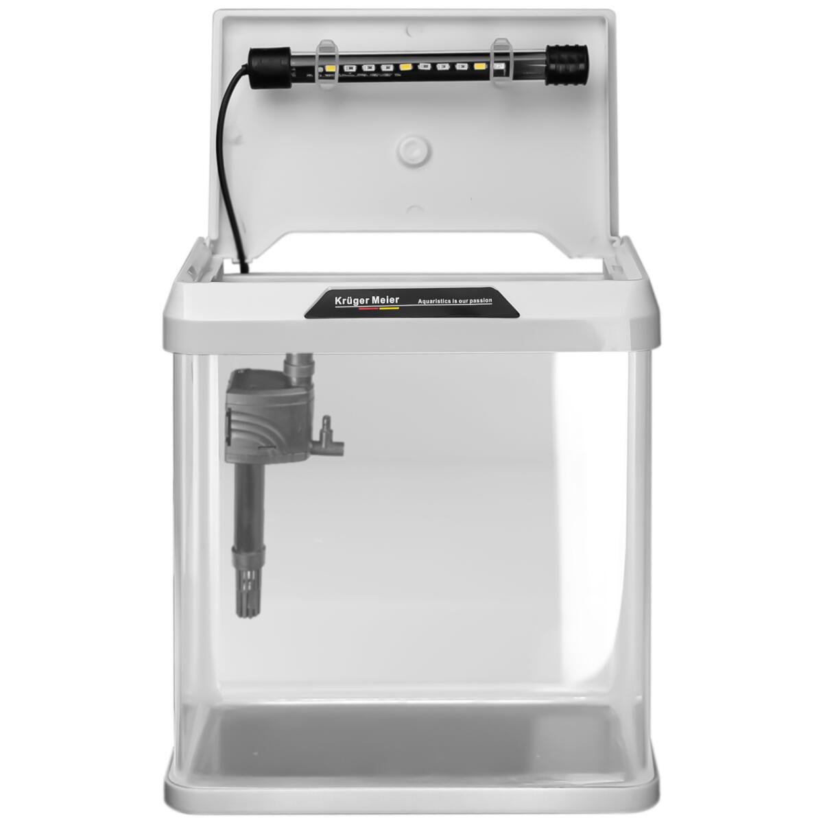Акваріум Kruger Meier Como Aquarium 7л білий 23x15,5x25см (R230KM) 