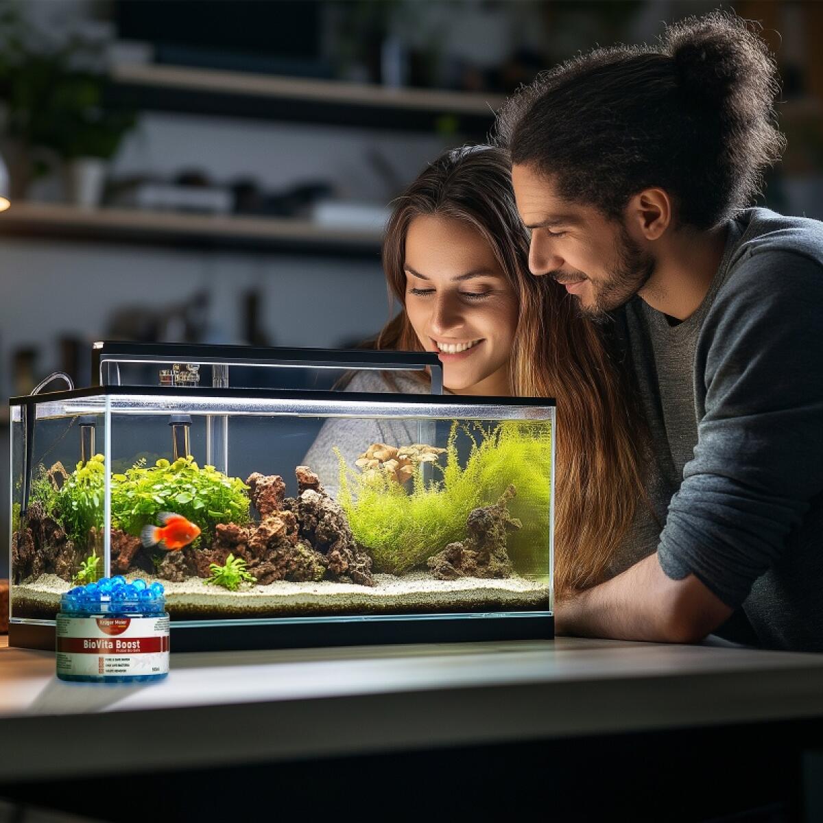 Бактерії в гельових кульках для акваріуму Kruger Meier BioVita Boost 500мл.
