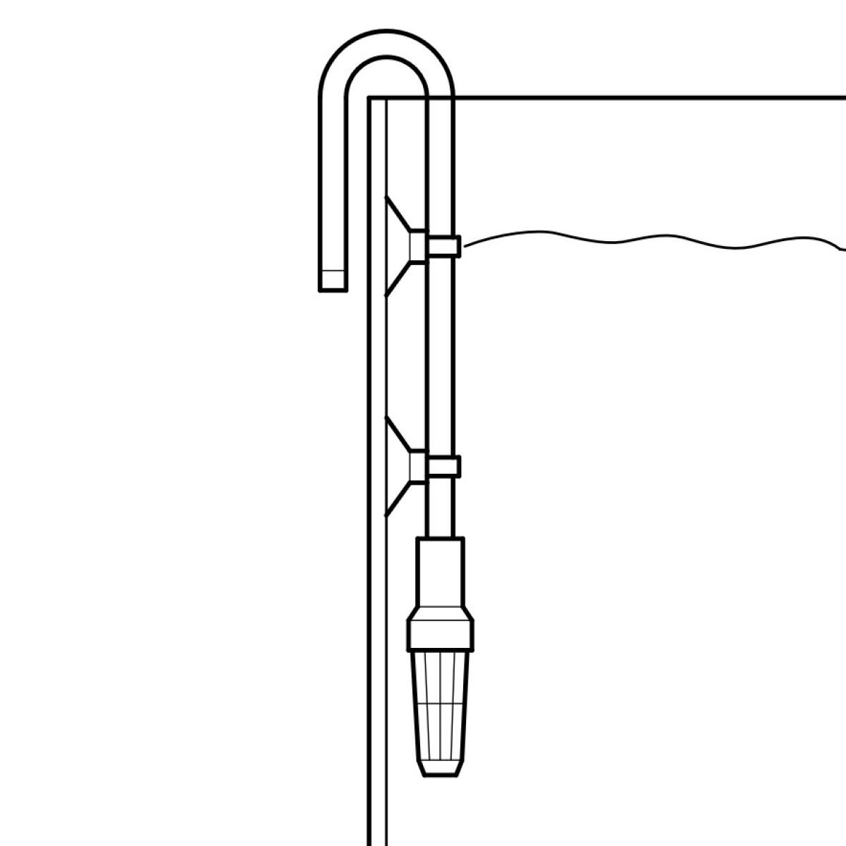 Трубка вхідна Eheim intake pipe 12/16 320мм антрацит (7288348)