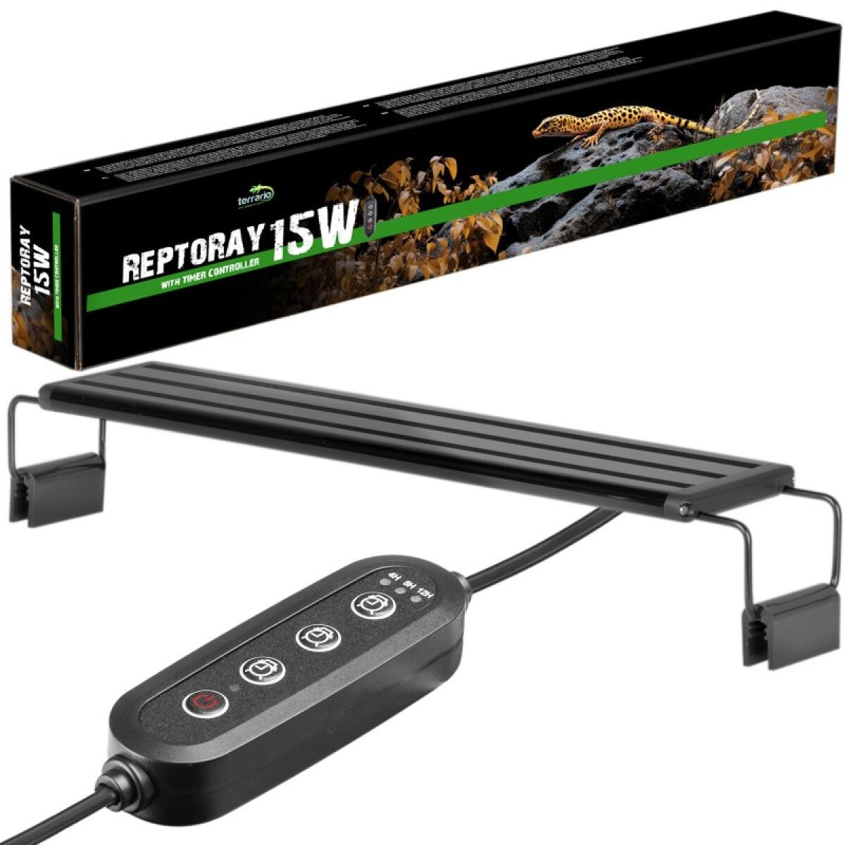 Світильник LED 50-60см для тераріумів з контролером часу Terrario ReptoRay 15W