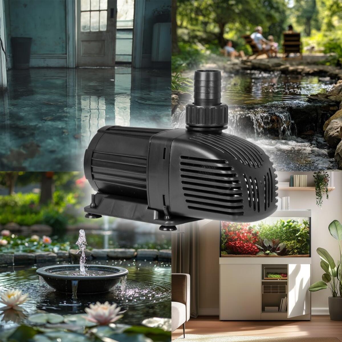 Енергоефективний насос для ставка Kruger Meier StreamPulse Pond 6000 л/год із захистом