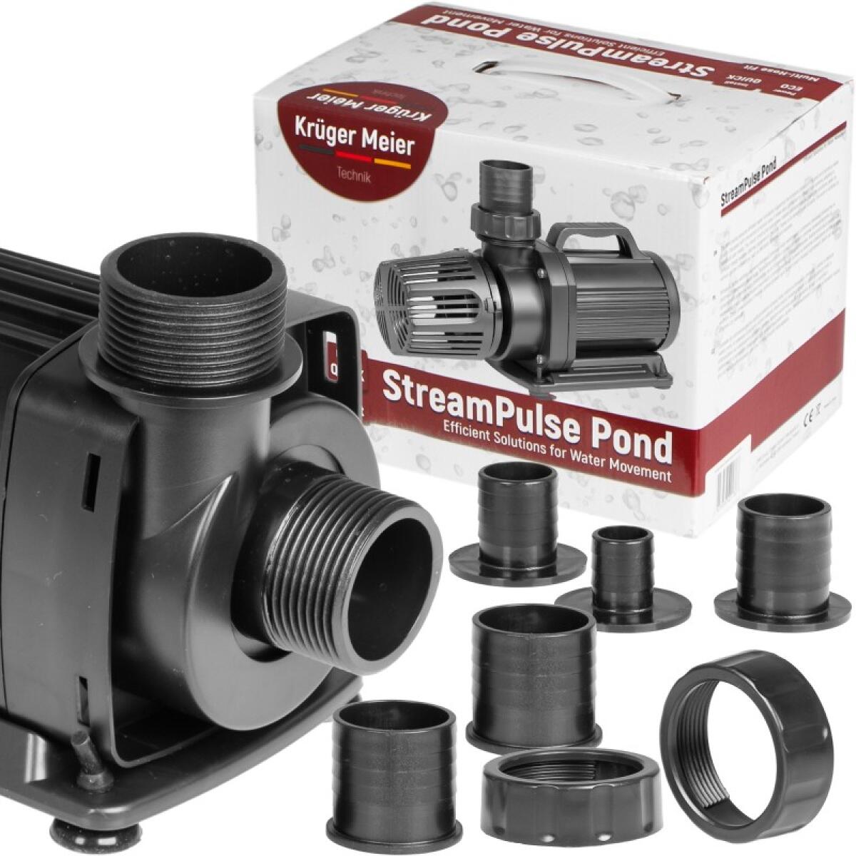 Енергоефективний насос для ставка Kruger Meier StreamPulse Pond 15000 л/год із захистом