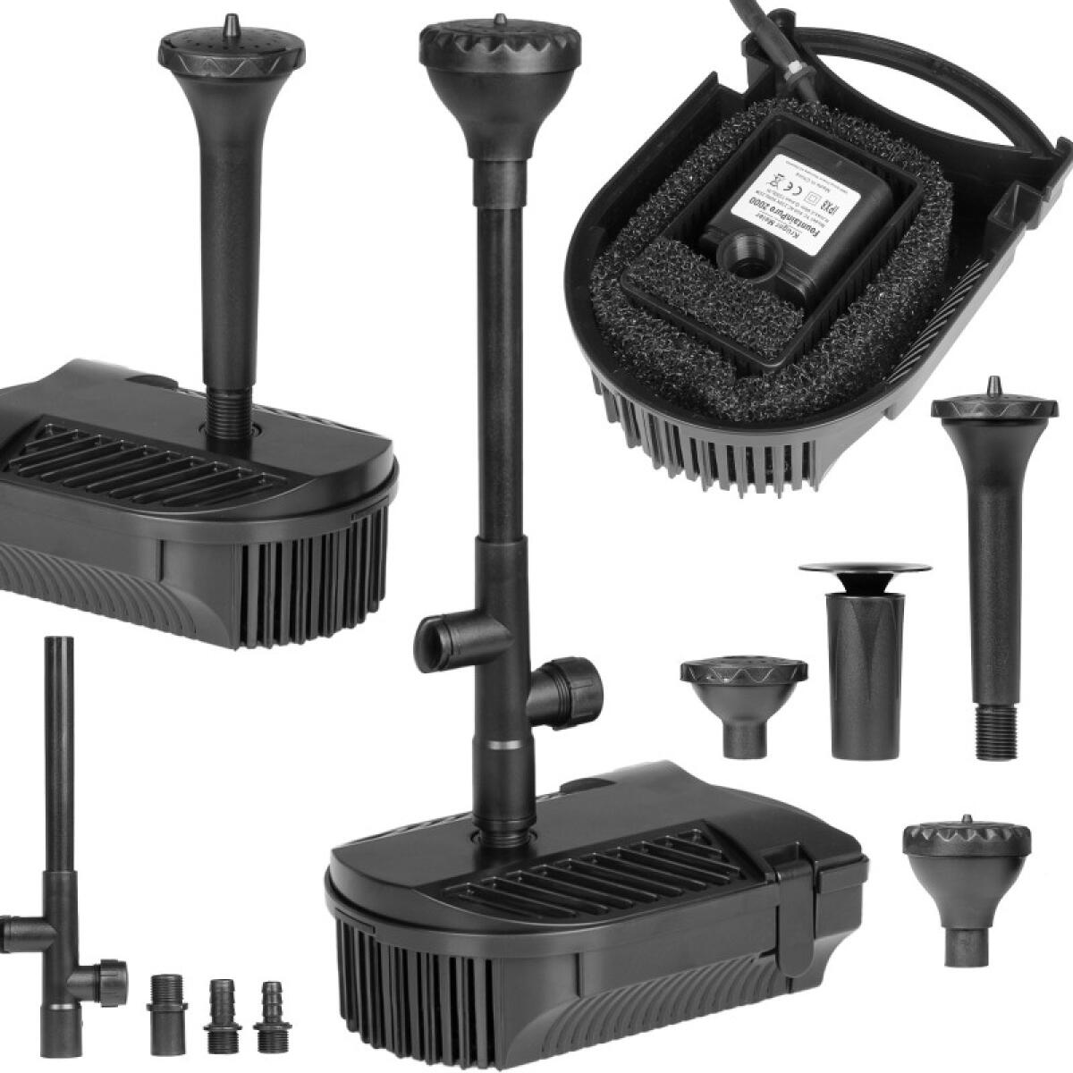 Фонтан-фільтр для ставка Kruger Meier FountainPure 4000 - 3 в 1: насос, фільтр, фонтан (3000 л/год)
