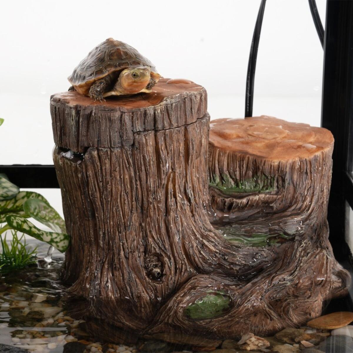 Декоративний фільтр-водоспад Repti-Zoo Turtle Filter Tree (GLB10) у формі кореня для амфібій і тераріумів до 70 літрів
