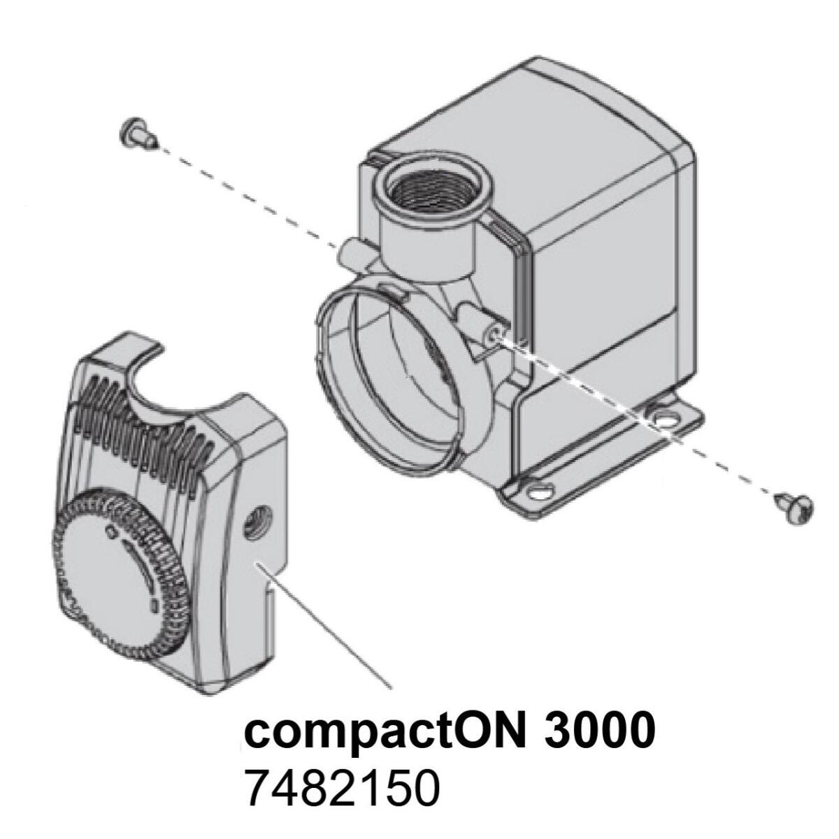 Кришка насоса для EHEIM compactON 3000 з регулятором (7482150)