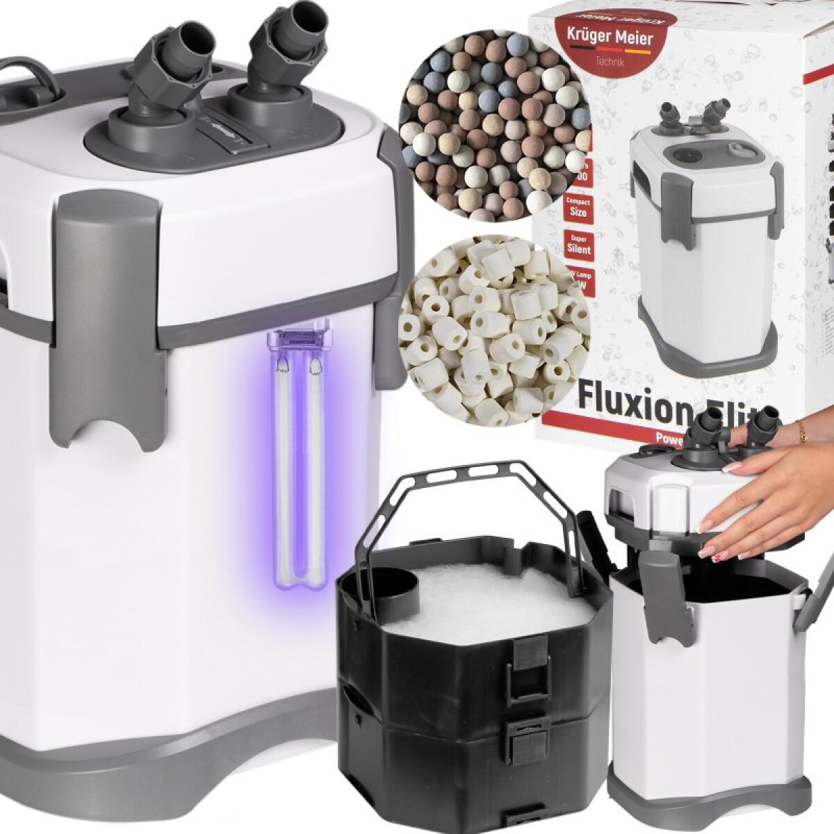 Зовнішній фільтр Kruger Meier Fluxion Elite 1000 UVC PRO для акваріумів 80-180 літрів