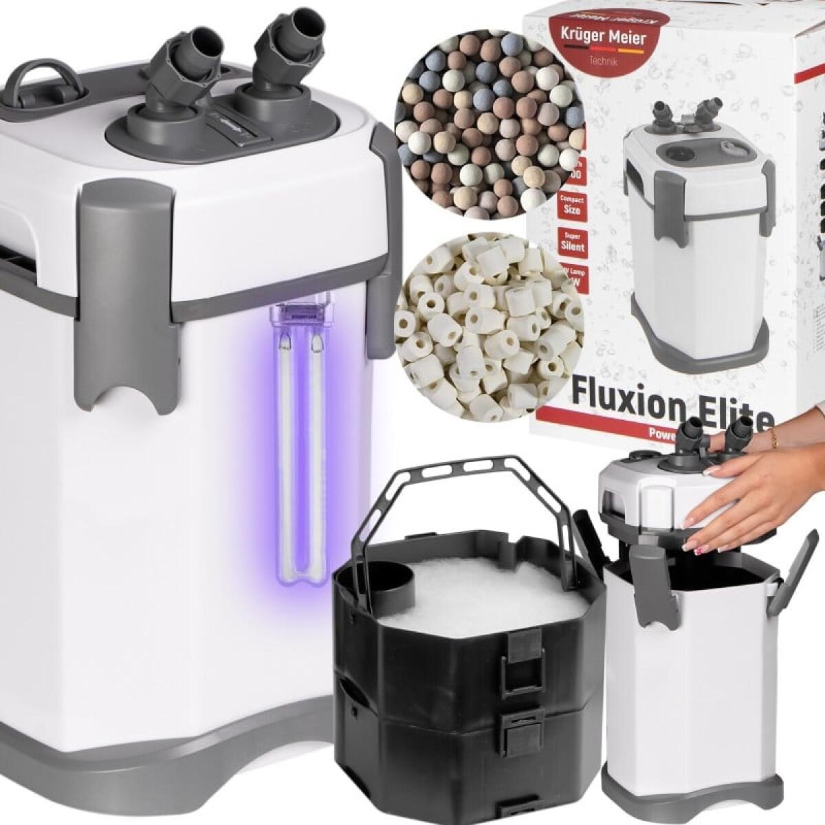 Зовнішній фільтр Kruger Meier Fluxion Elite 1800 UVC PRO для акваріумів 120-350 літрів