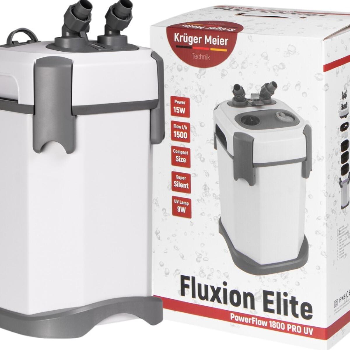 Зовнішній фільтр Kruger Meier Fluxion Elite 1800 UVC PRO для акваріумів 120-350 літрів