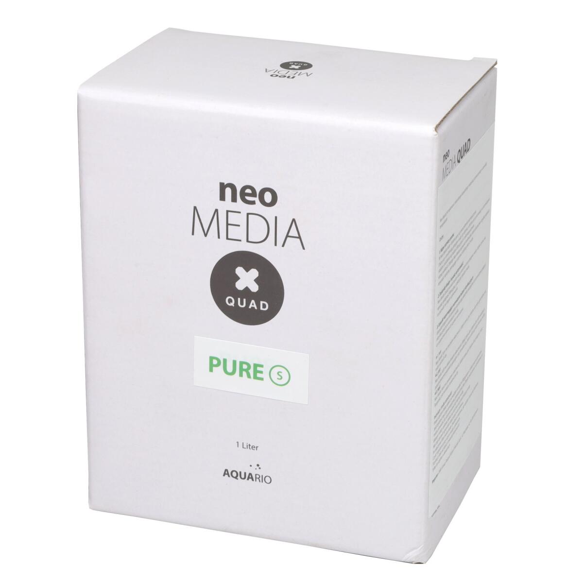 Наповнювач для біофільтрації з нейтральним pH Aquario Neo Media Pure S Premium Quad 1 л