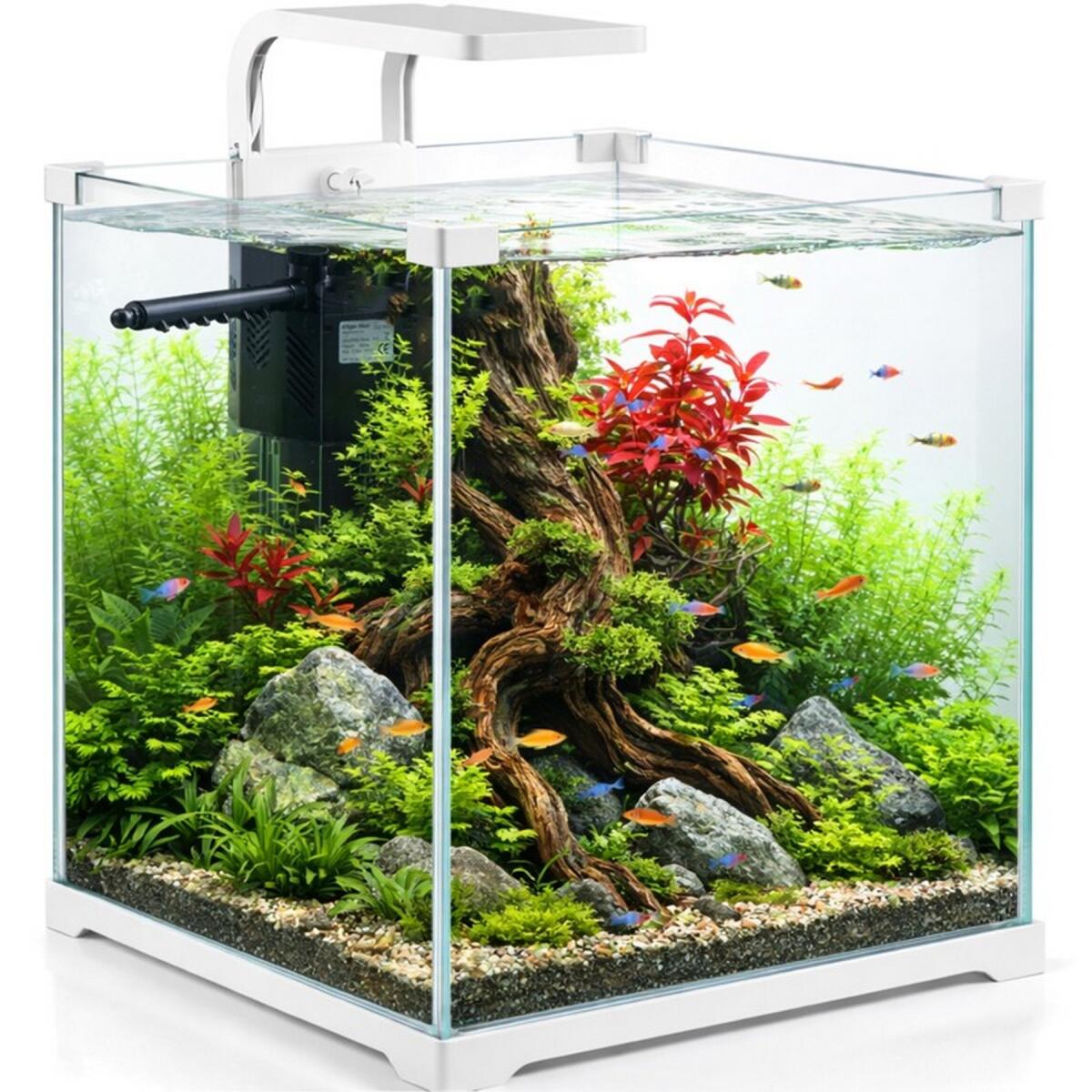 Акваріум, комплект Kruger Meier Shrimp!One Pro 30 білий 15 л. 24x25x26.5 см