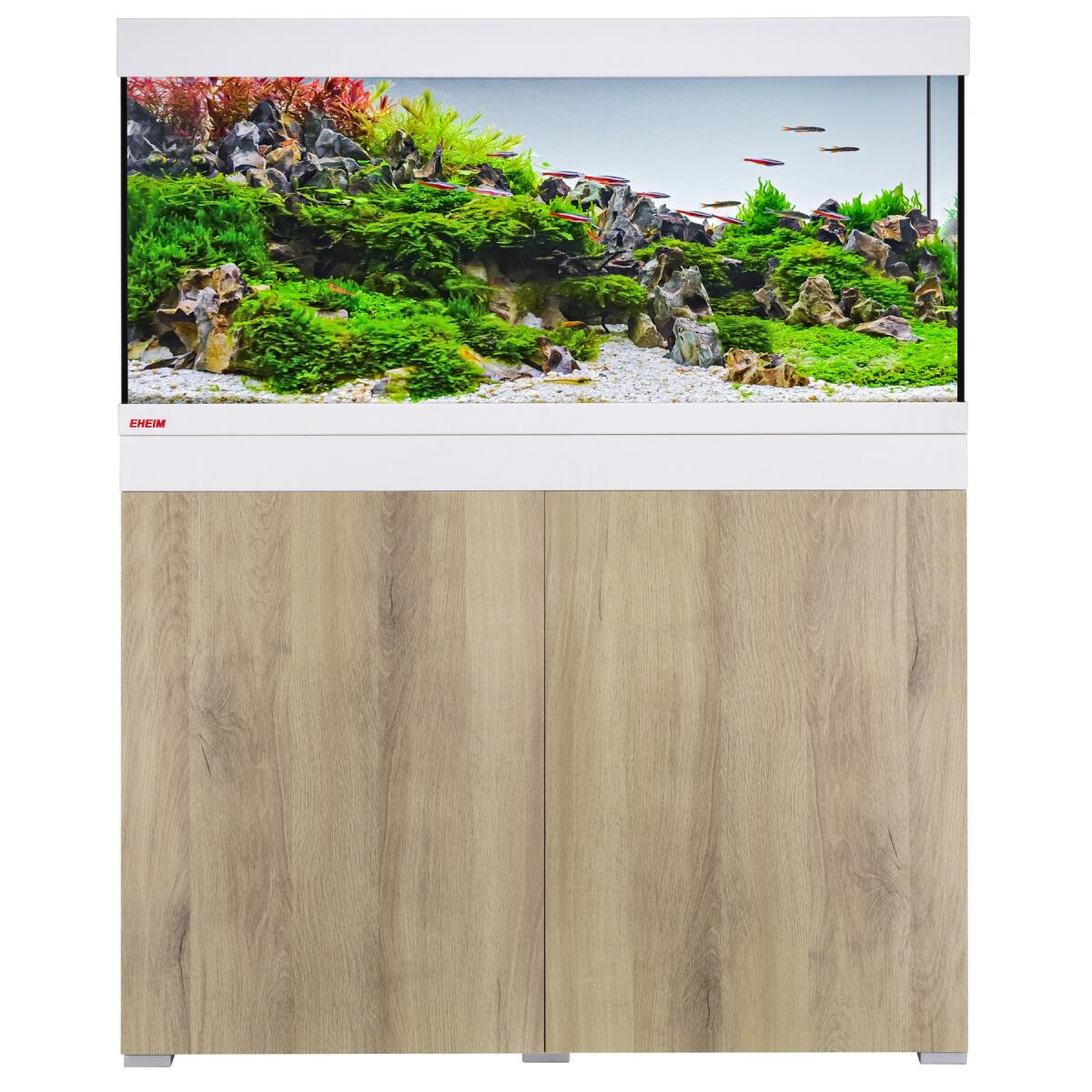 Аквариумный комплект Eheim vivaline LED 180 1x13.4W (LED) arctic/wood с тумбой (0613044)