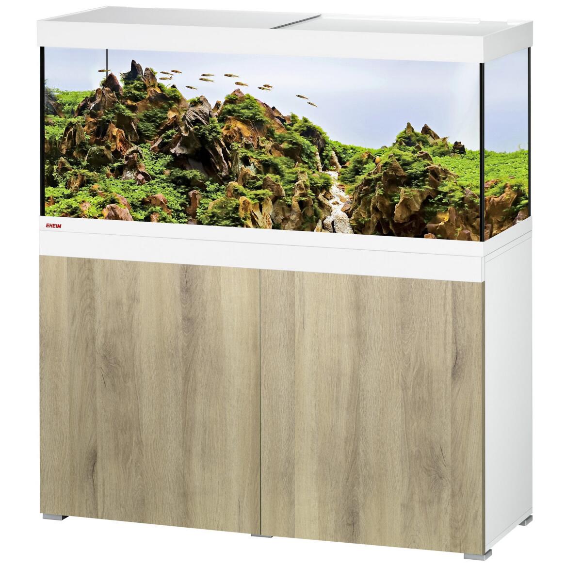 Аквариумный комплект Eheim vivaline LED 240 1x16.3W (LED) arctic/wood с тумбой (0613064)