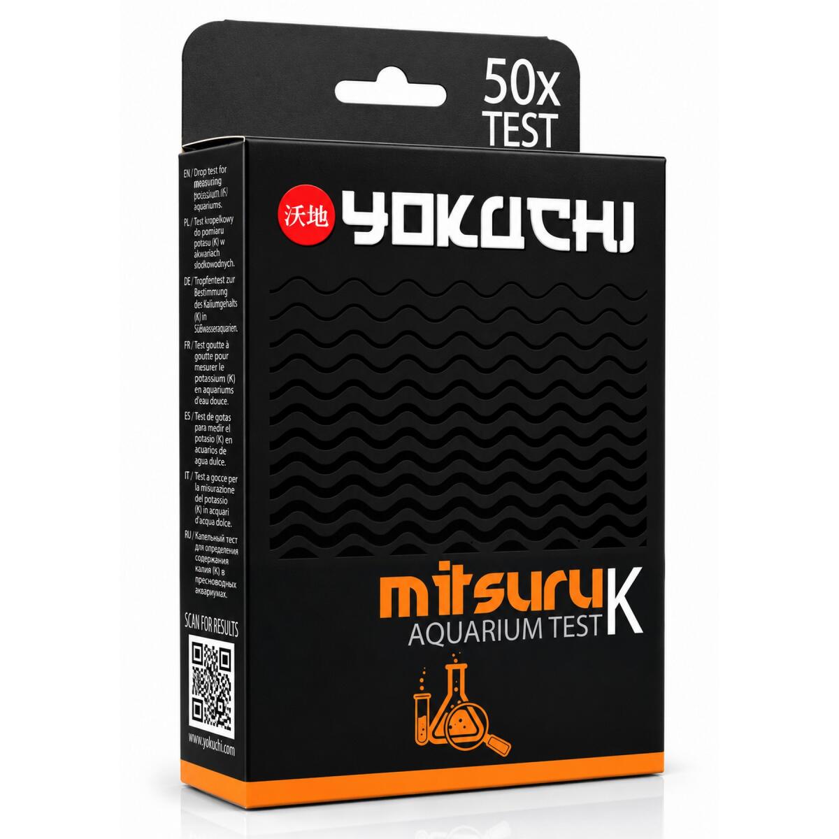 Тест на калий в аквариумной воде Yokuchi Mitsuru Aquarium Test K, 50 тестов
