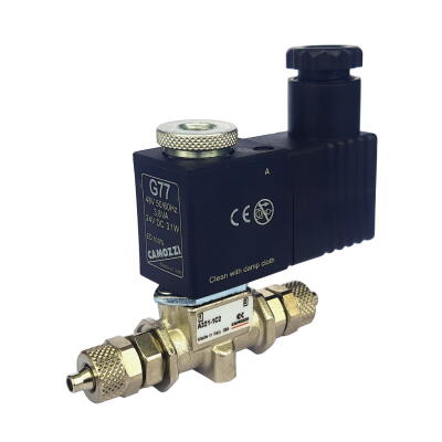Электроклапан для систем СО2 Camozzi 4/6мм A321 24v DC
