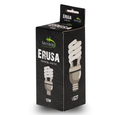 Люмінесцентна лампа Terrario Erusa Tropical UVB 5.0 13W  для тропічних рептилій та амфібій
