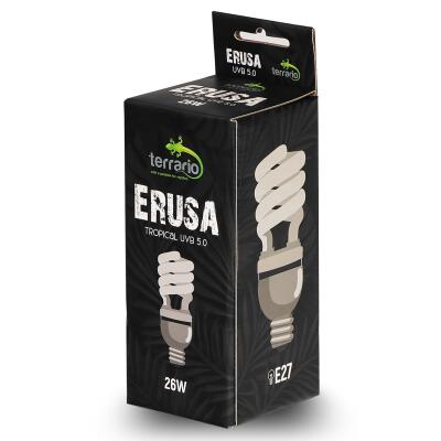 Люмінесцентна лампа Terrario Erusa Tropical UVB 5.0 26W  для тропічних рептилій та амфібій