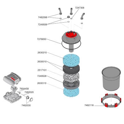 Конектор для Eheim PRESS7000/10000 (5210/5211) (7482098)