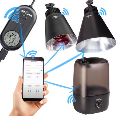 Термогігрометр електронний з Wi-Fi Repti-Zoo Smart Wi-Fi thermo-hygrometer (ZSH105)