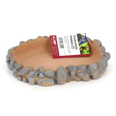 Поїлка для рептилій Hobby Drinking bowl Pebbles M 21x16x3,5см (36401)