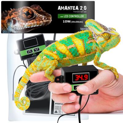 Нагрівальний мат з термостатом Terrario Amantea 2.0 10W 30x20см