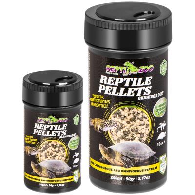 Корм і вітаміни для хижих рептилій Repti-Zoo Reptile Pellets 250мл.