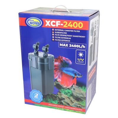 Зовнішній фільтр Aqua Nova з UV стерилізатором до 500л (XCF-2400)