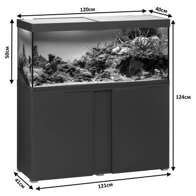 Акваріумний комплект Eheim vivaline LED 240 1x16.3W (LED) oak grey/bronze з тумбою (0613062)
