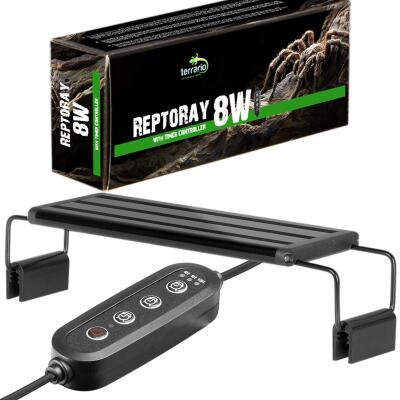 Світильник LED 20-30см для тераріумів з контролером часу Terrario ReptoRay 8W