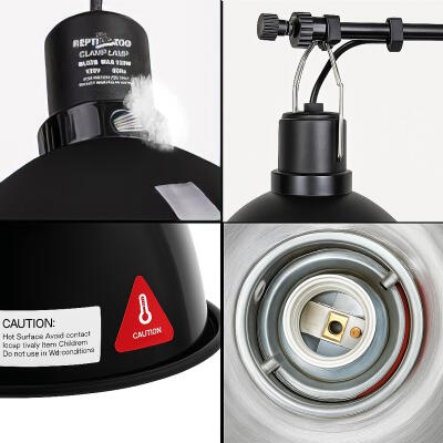 Светильник глубокий рефлекторный с термостатом Repti-Zoo 150W (RL02BTC)