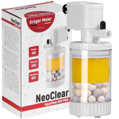 Внутрішній фільтр Kruger Meier NeoClear 600 з біофільтрацією для акваріумів 20-40 літрів
