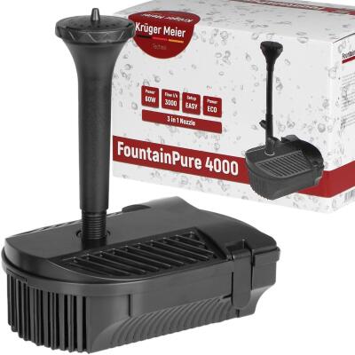Фонтан-фільтр для ставка Kruger Meier FountainPure 4000 — 3 в 1: насос, фільтр, фонтан (3000 л/год)