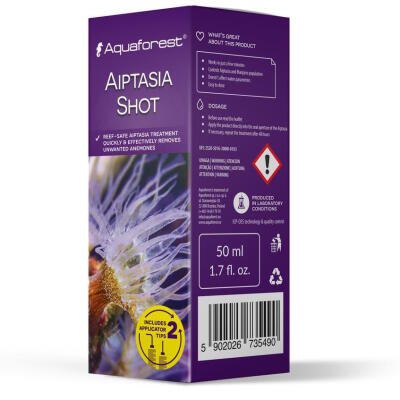 Засіб проти актиній Aiptasia Aquaforest Aiptasia Shot 50 мл для морських акваріумів