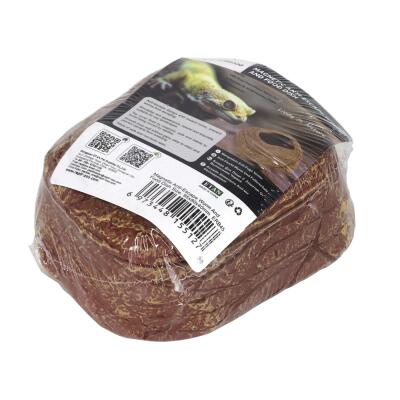 Миска магнітна для живого корму Repti-Zoo Magnetic Food Dish 9×7×4 см (ERB45) з імітацією скелі для тераріумів