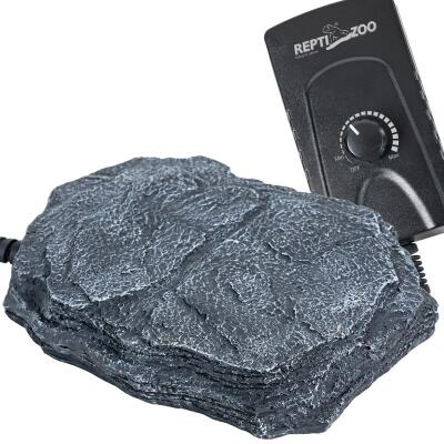 Нагрівальний камінь з регулятором температури Repti-Zoo Dimmer Heat Rock 12W 20x27x3 см (AHR0612P) для тераріумів
