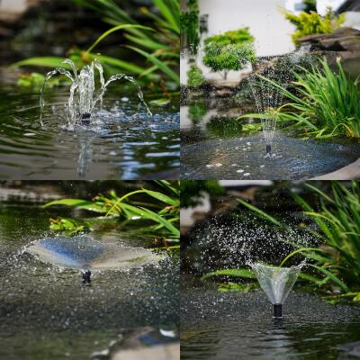 Насос-фонтан с двойным фильтром Kruger Meier FusionX 1200 для декоративного пруда 3-в-1 (600 л/ч)