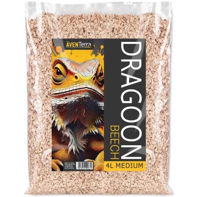 Натуральная древесная подстилка Aventerra DRAGOON Beech Medium 4л для рептилий, пауков и грызунов