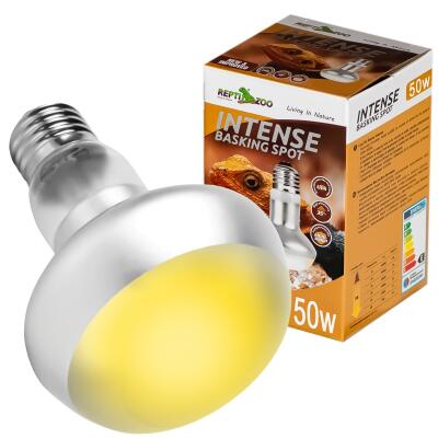 Лампа точкового нагріву Repti-Zoo Intense Basking Spot 50W (FCB50) з UVA для тераріумів 