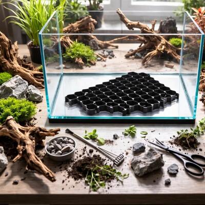 Решітка під ґрунт Kruger Meier Hardscape Grid 60x40 см для захисту дна акваріум