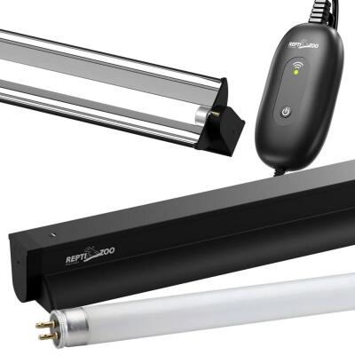 Світильник з лампою T5 Repti-Zoo Lighting Combo Smart KIT 10.0 UVB 8W 31.5 см (ZAT2808ST) для рептилій