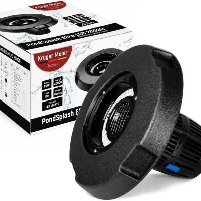Фонтан, аератор для ставка Kruger Meier PondSplash Elite LED 40000 з LED-підсвіткою 40000 л/год