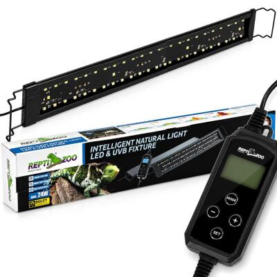 Светильник LED UVB Repti-Zoo Natural Light LED UVB 24W 83-94 см для террариума с контроллером