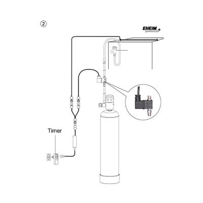 Электроклапан Eheim CO2 magnetic valve powerLED+ 24в. (6064380)